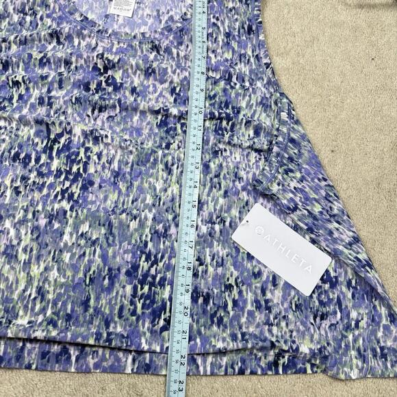 Athleta Ultimate Muscle Tank Women Size 3X Abstract Print NWT $65 UPF Quick Dry - Picture 7 of 8